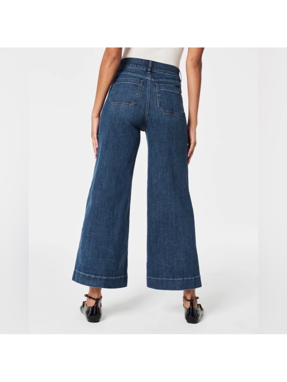 SPANX SPANXshape EveryWear Cropped Wide Leg Jeans - Picture 5 of 16